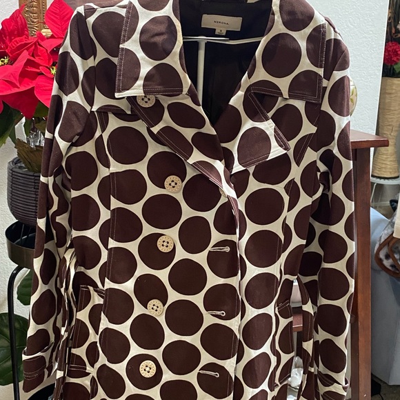 Meron Brand Coat Medium size with belt, 2pockets - Picture 5 of 5